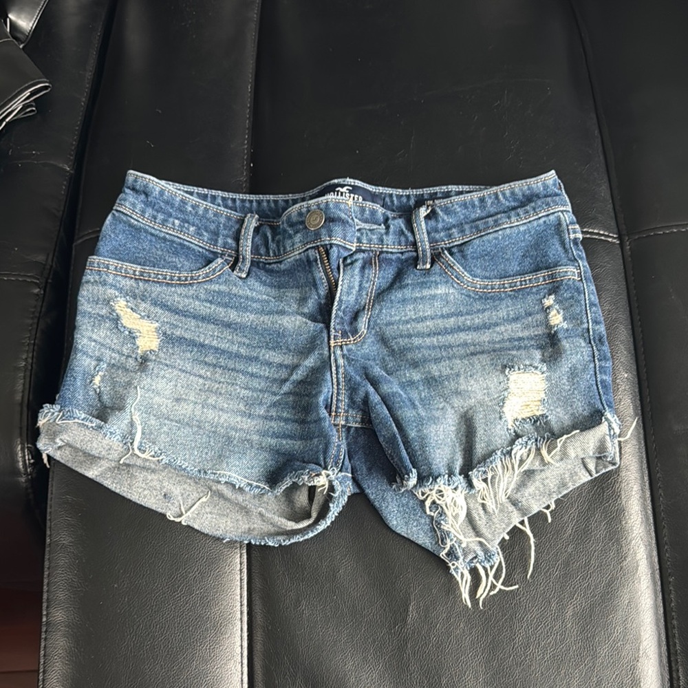 Holister Distressed Denim Jean  Shorts
